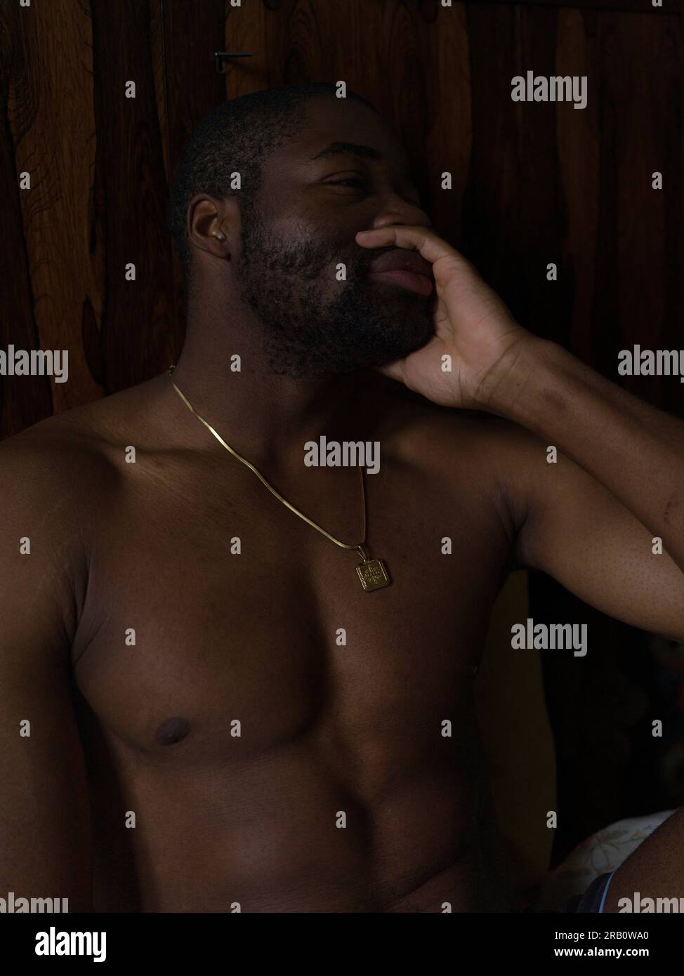 Gay man bareback Stock Photo - Alamy