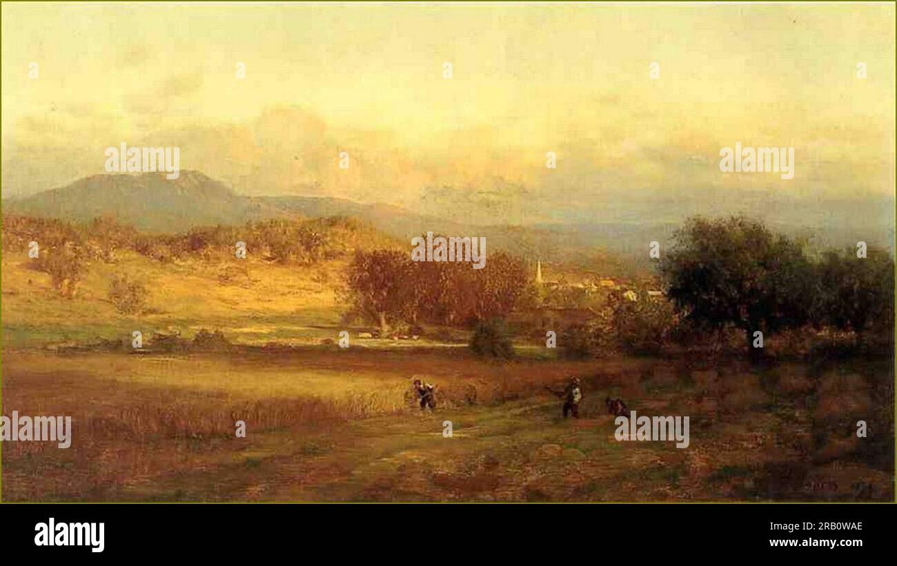 Autumn by George Inness Stock Photo