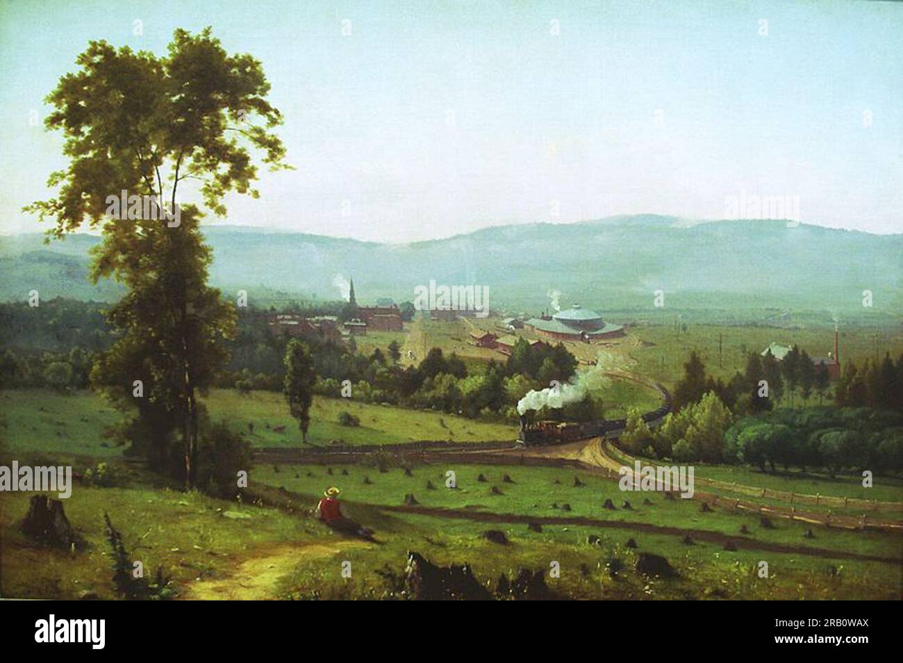 The Lackawanna Valley - by George Inness, 1855 Stock Photo - Alamy