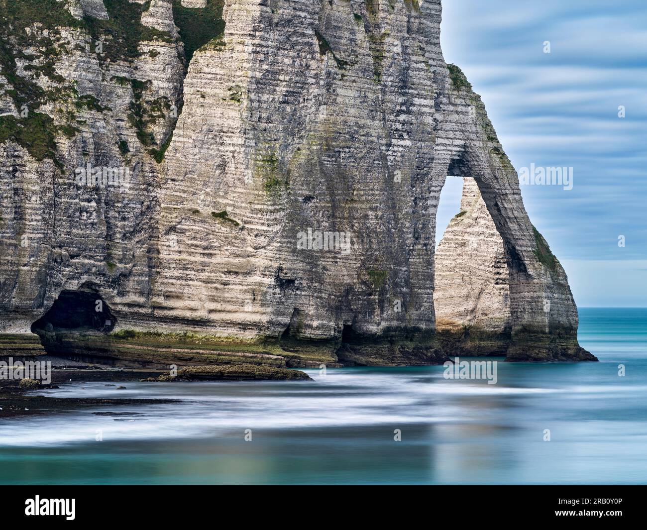 On the beach of Etretat, Normandy Stock Photo - Alamy