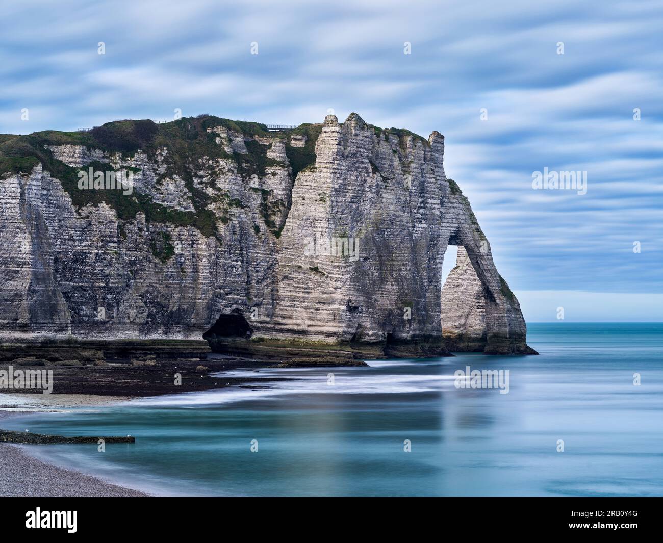 On the beach of Etretat, Normandy Stock Photo - Alamy