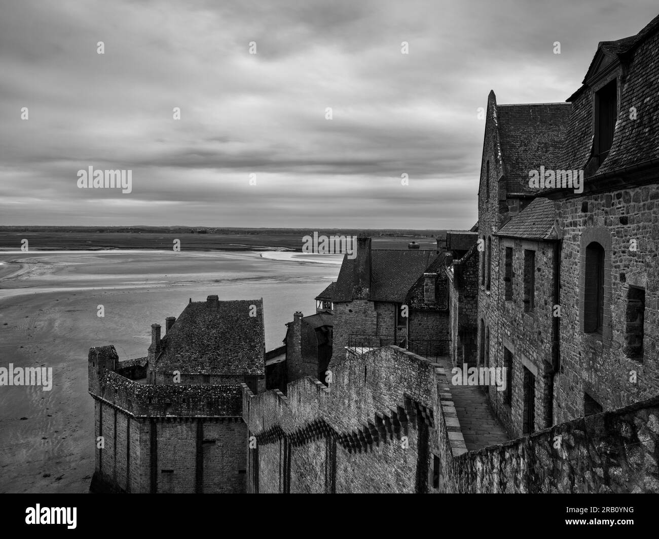 Normandy historical landmark Black and White Stock Photos & Images - Alamy