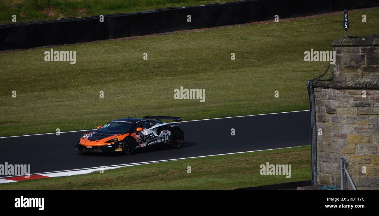 Race car on track Stock Photo Alamy