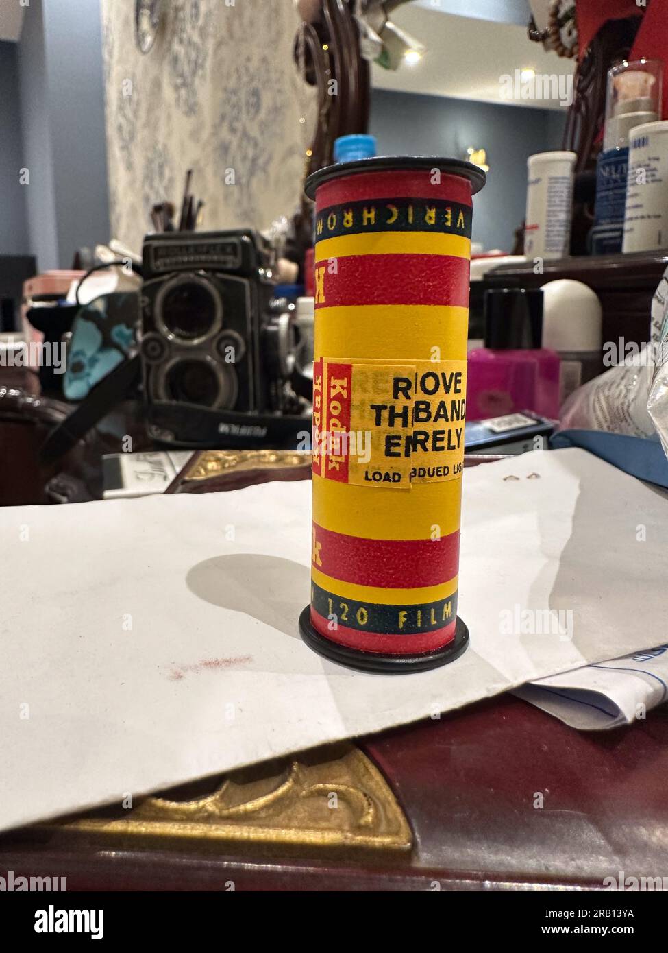 Cairo, Egypt 22 March 2023 Rare expired film medium format