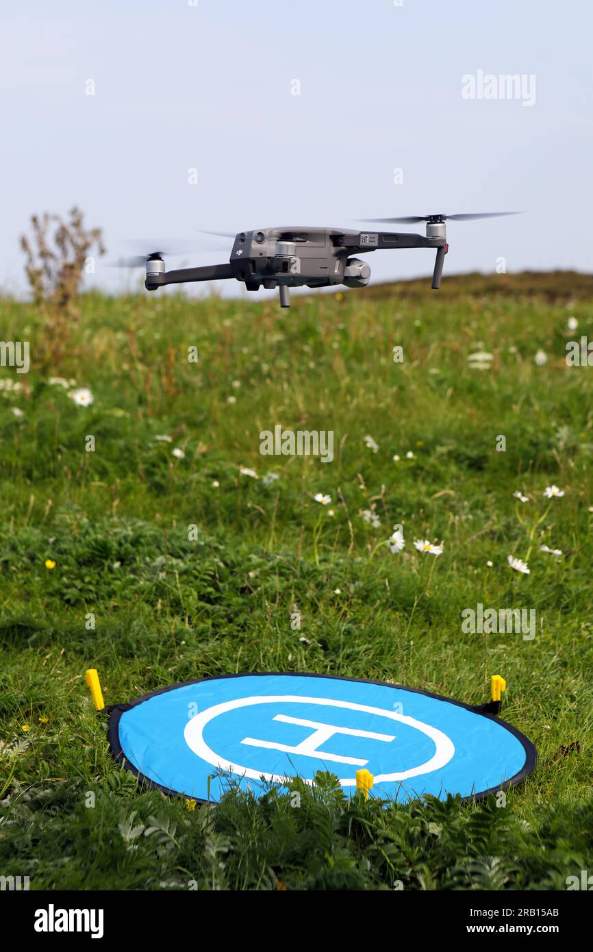 DJI Mavic pro 2 landing Stock Photo Alamy