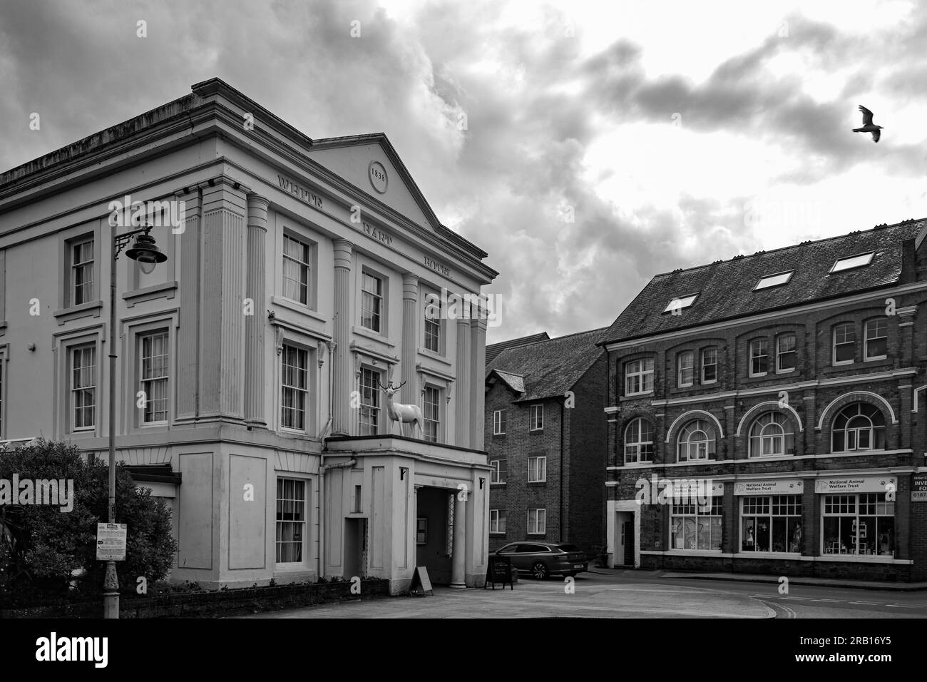 HAYLE TOWN FOUNDRY VIADUCT ASDA Stock Photo Alamy