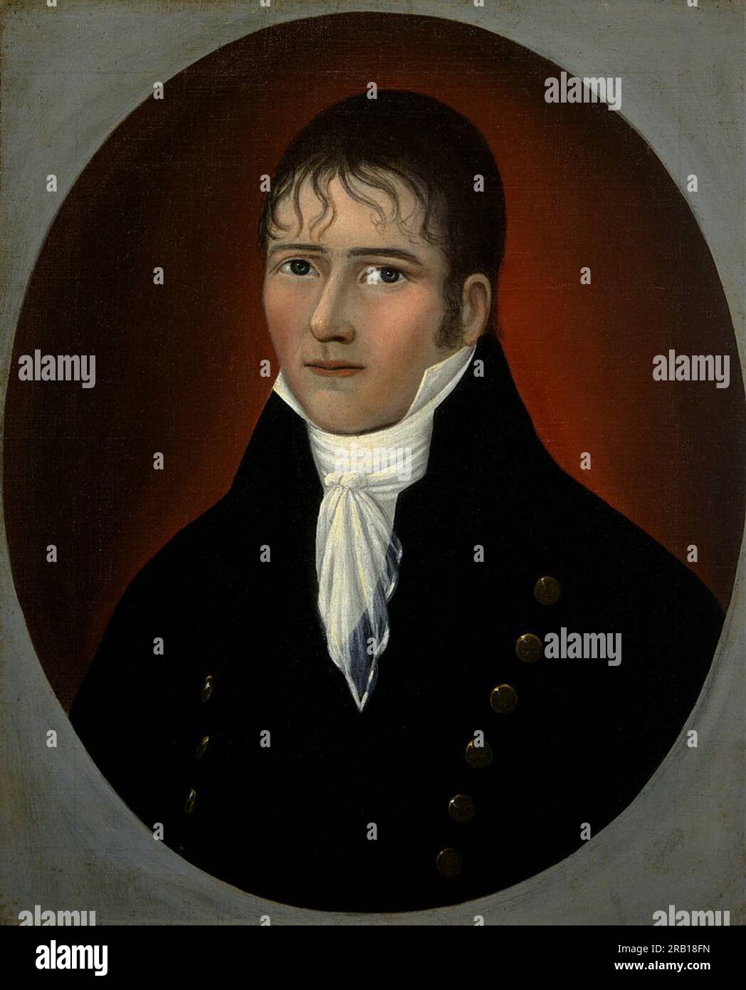 Portrait of Sea Captain John Murphy 1810 by Joshua Johnson Stock Photo