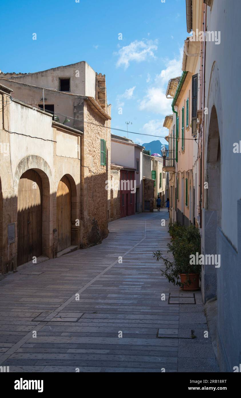 Street scene in alcudia hi-res stock photography and images - Alamy