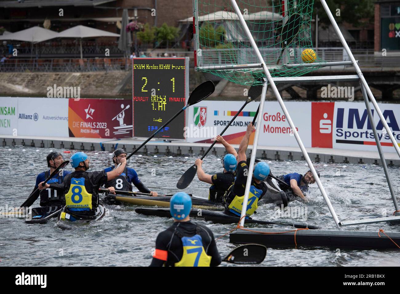 The team from KSV Havelbrueder Berlin wins the finals 2023, a goal is