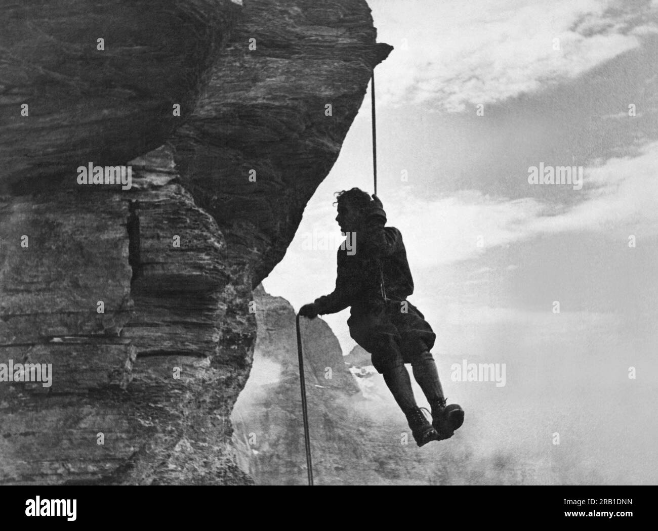Historical mountain climber hi-res stock photography and images - Alamy