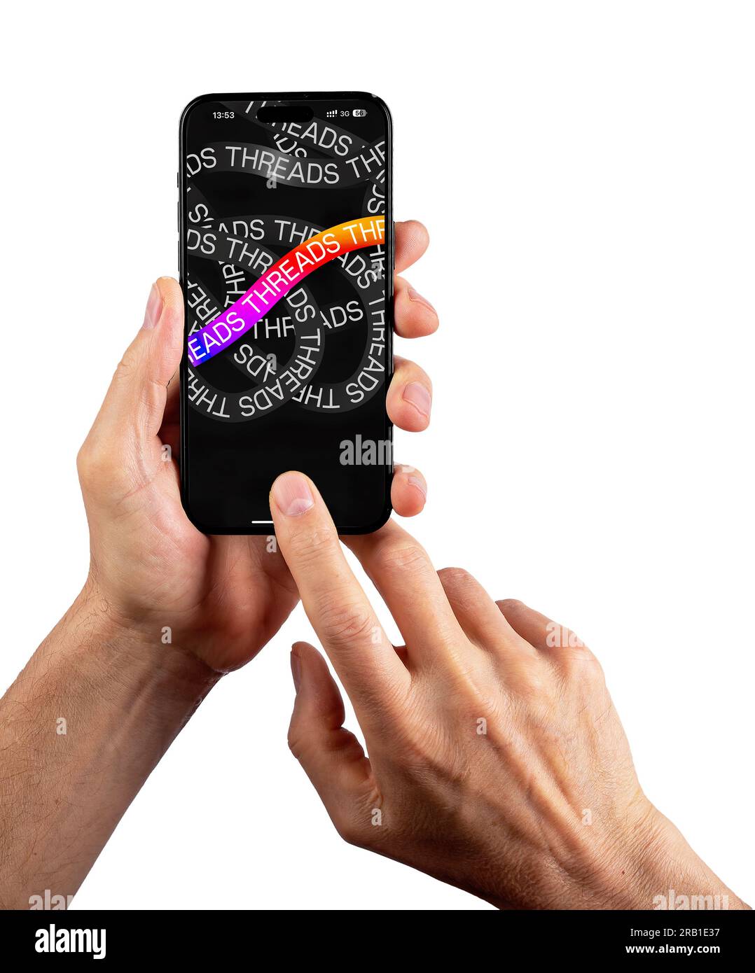 Berlin Germany July 6 2023 Threads application interface on mobile ...