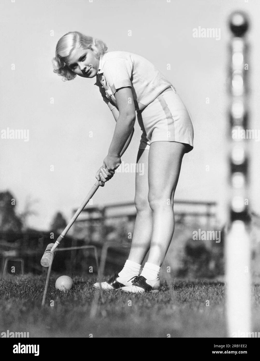 Croquet Black and White Stock Photos & Images Alamy