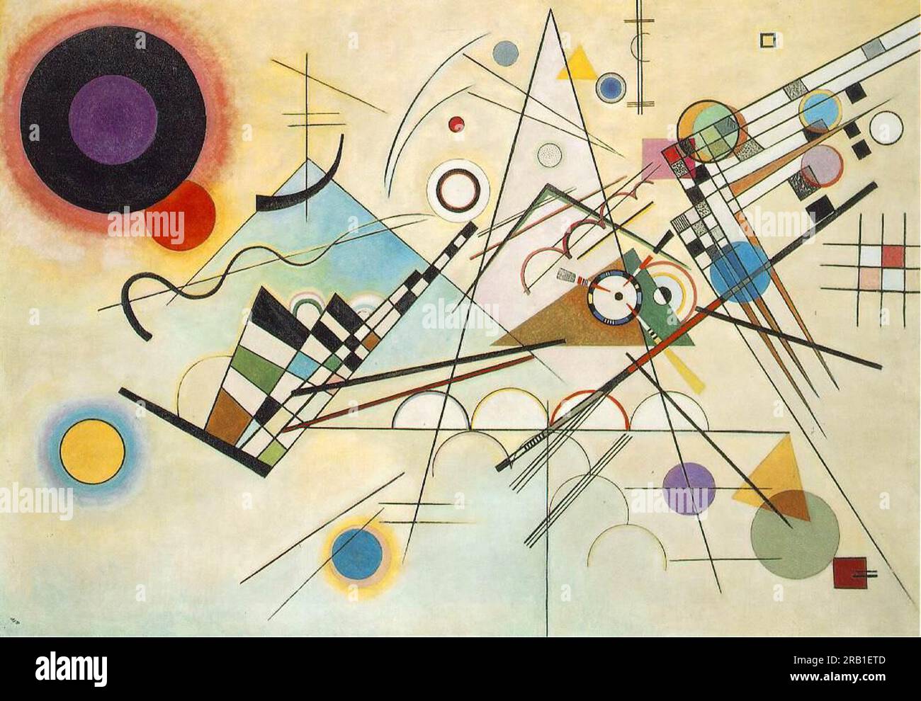 Composition VIII 1923; Germany by Wassily Kandinsky Stock Photo Alamy