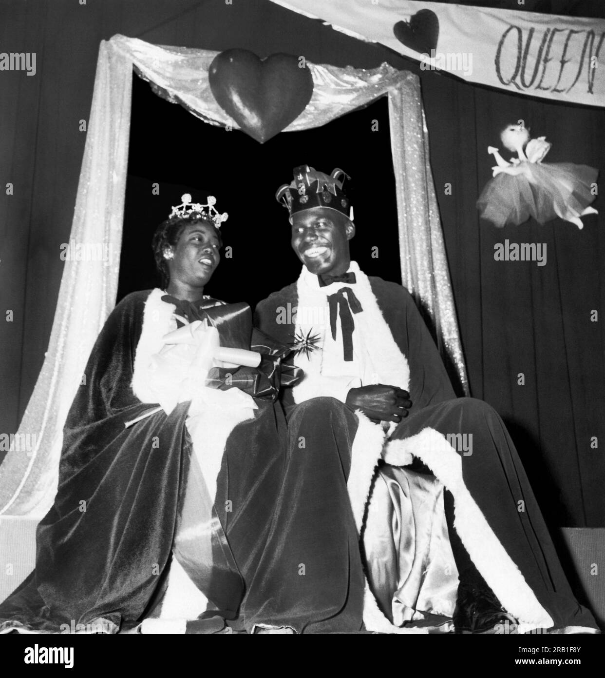 Tampa, Florida: February 20, 1962 The king and queen at the annual