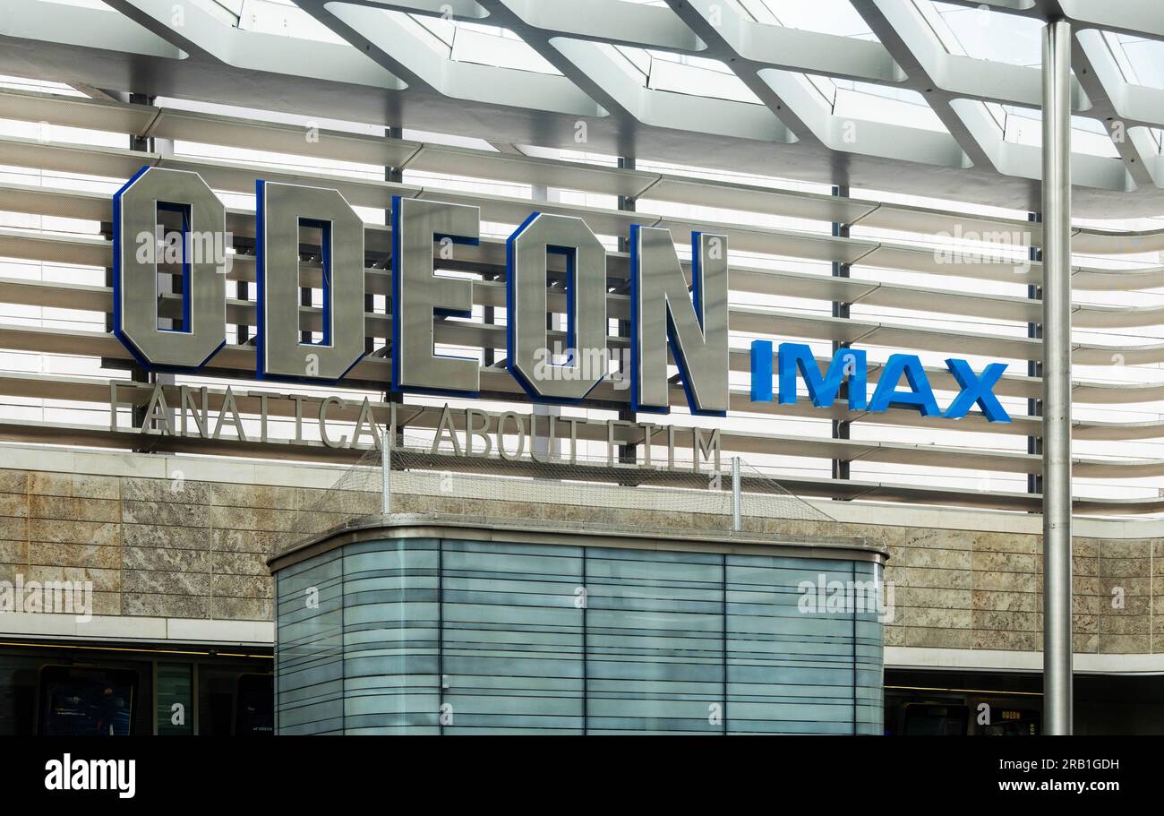 ODEON IMAX on top level of Liverpool One Stock Photo