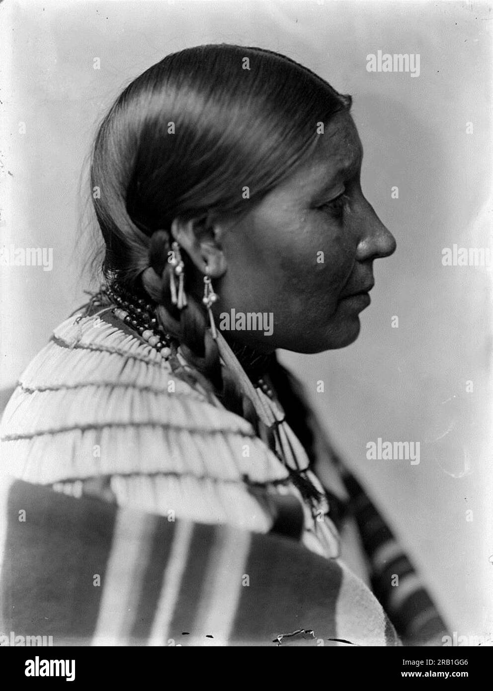 Wife of American Horse, Dakota Sioux 1900 by Gertrude Kasebier Stock