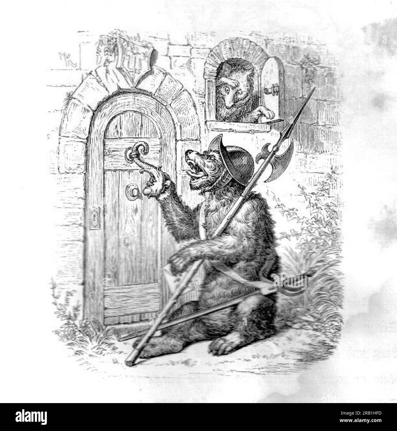 Reineke Fuchs1 1857 by Wilhelm von Kaulbach Stock Photo Alamy