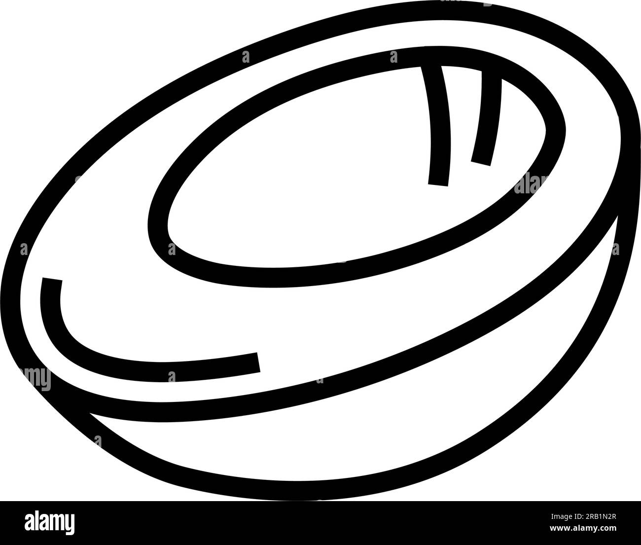 protein egg chicken farm food line icon vector illustration Stock