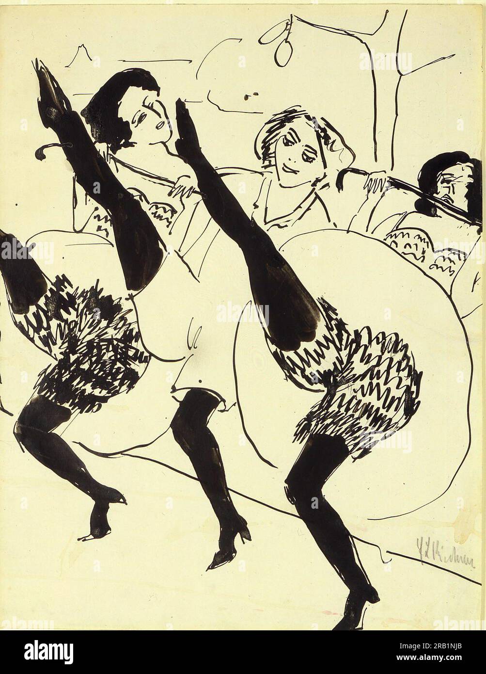 Hamburg Dancers 1910 by Ernst Ludwig Kirchner Stock Photo Alamy
