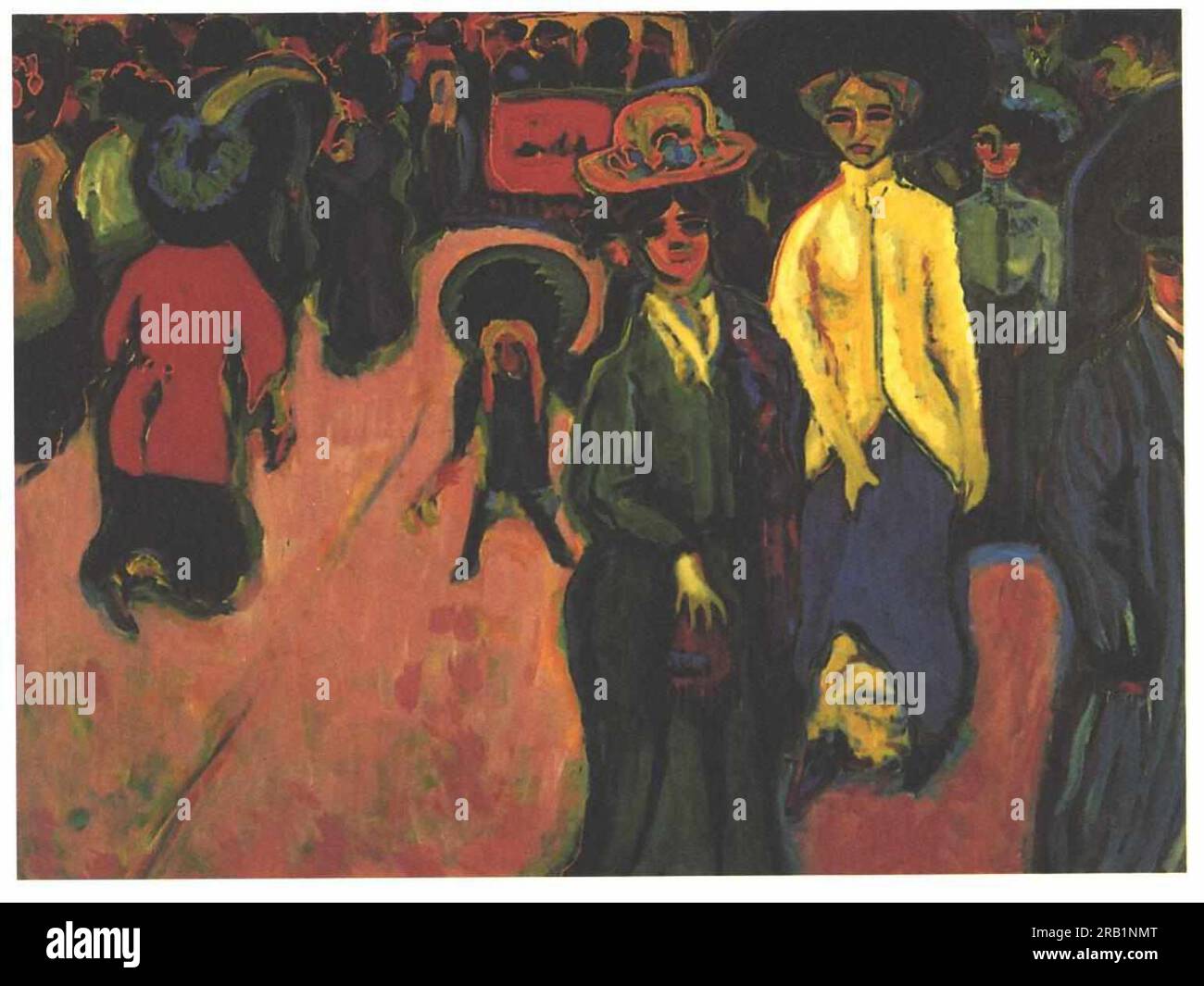 Street, Dresden, Ernst Ludwig Kirchner, 1908 Stock Photo - Alamy