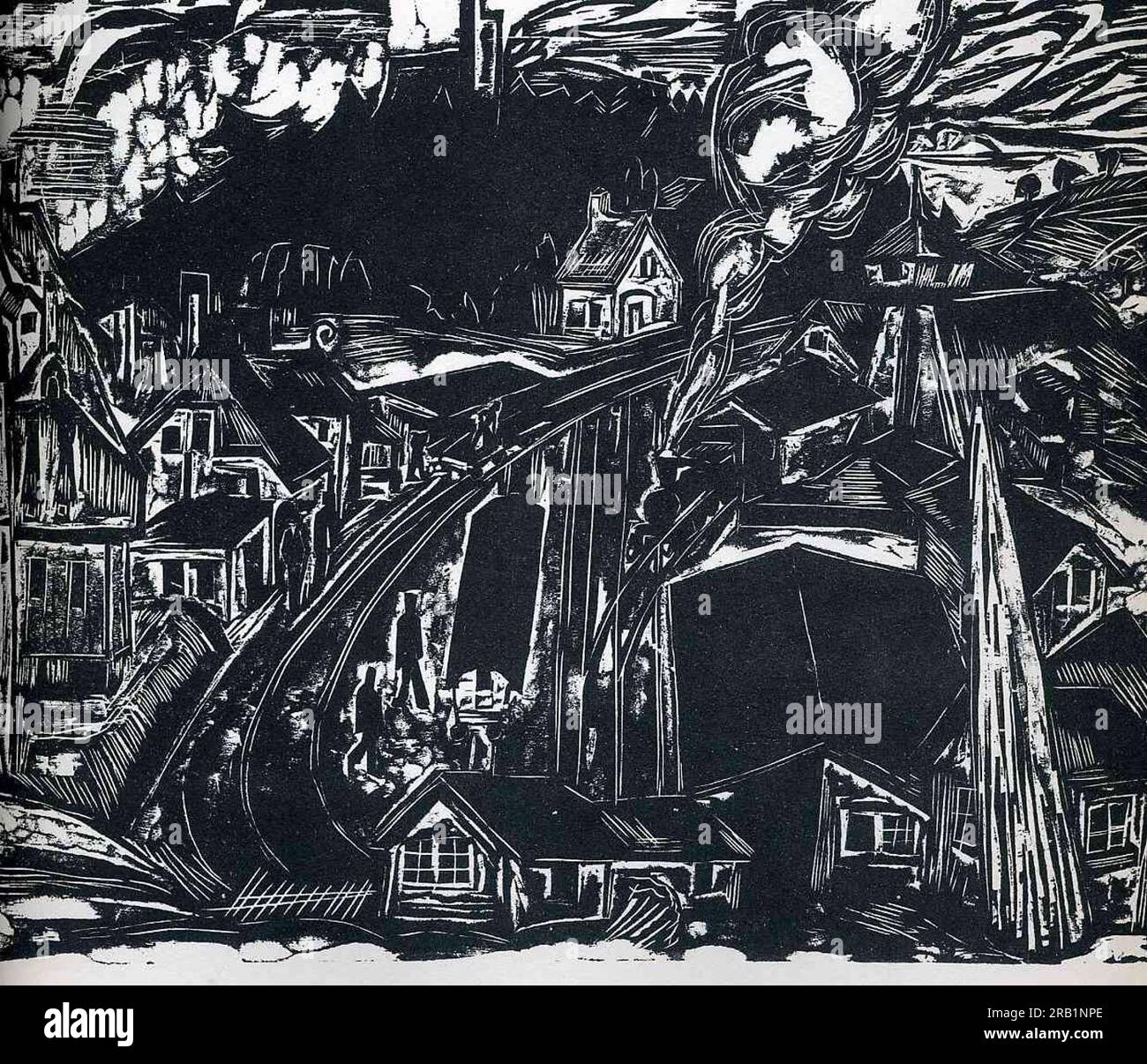 Königstein Railroad Station in the Taunus by Ernst Ludwig Kirchner ...