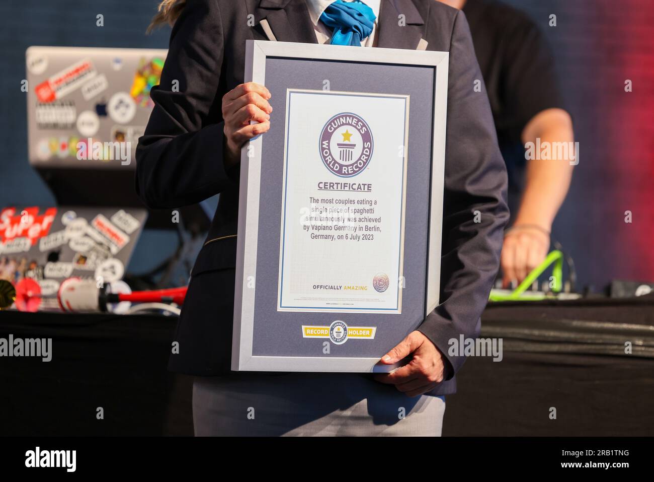 Berlin, Germany. 06th July, 2023. Seyda Subasi Gemici, Guinness World