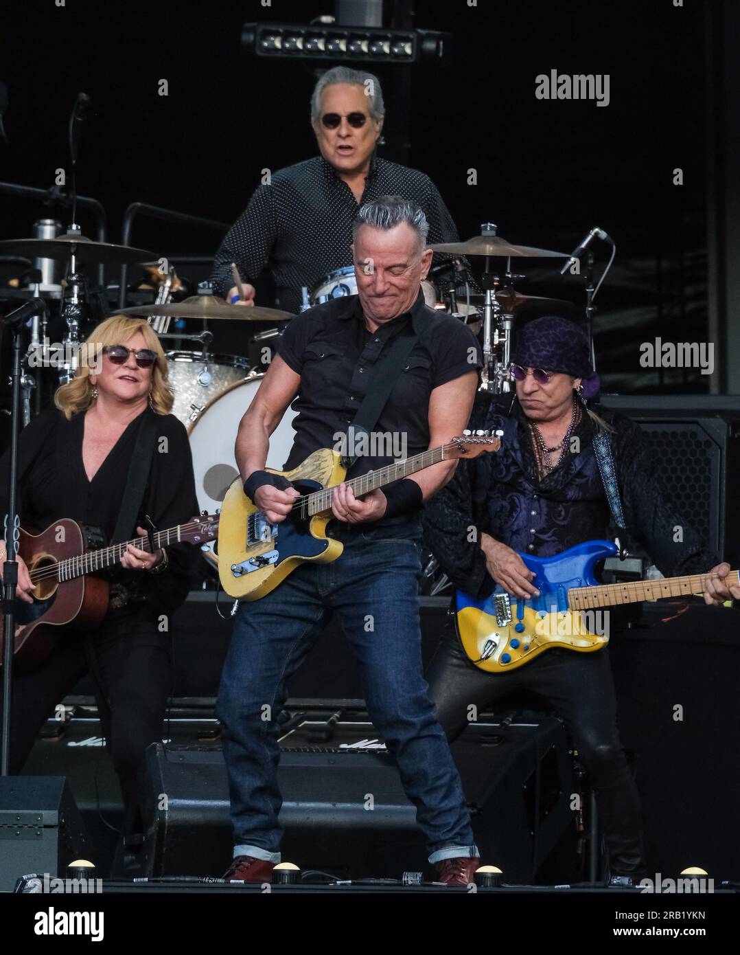 London, UK. 6th July, 2023. Bruce Springsteen with Patti Scialfa and ...