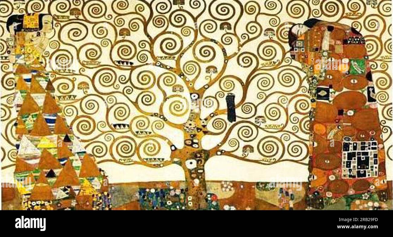 The Tree Of Life Stoclet Frieze 1909 By Gustav Klimt Stock Photo Alamy