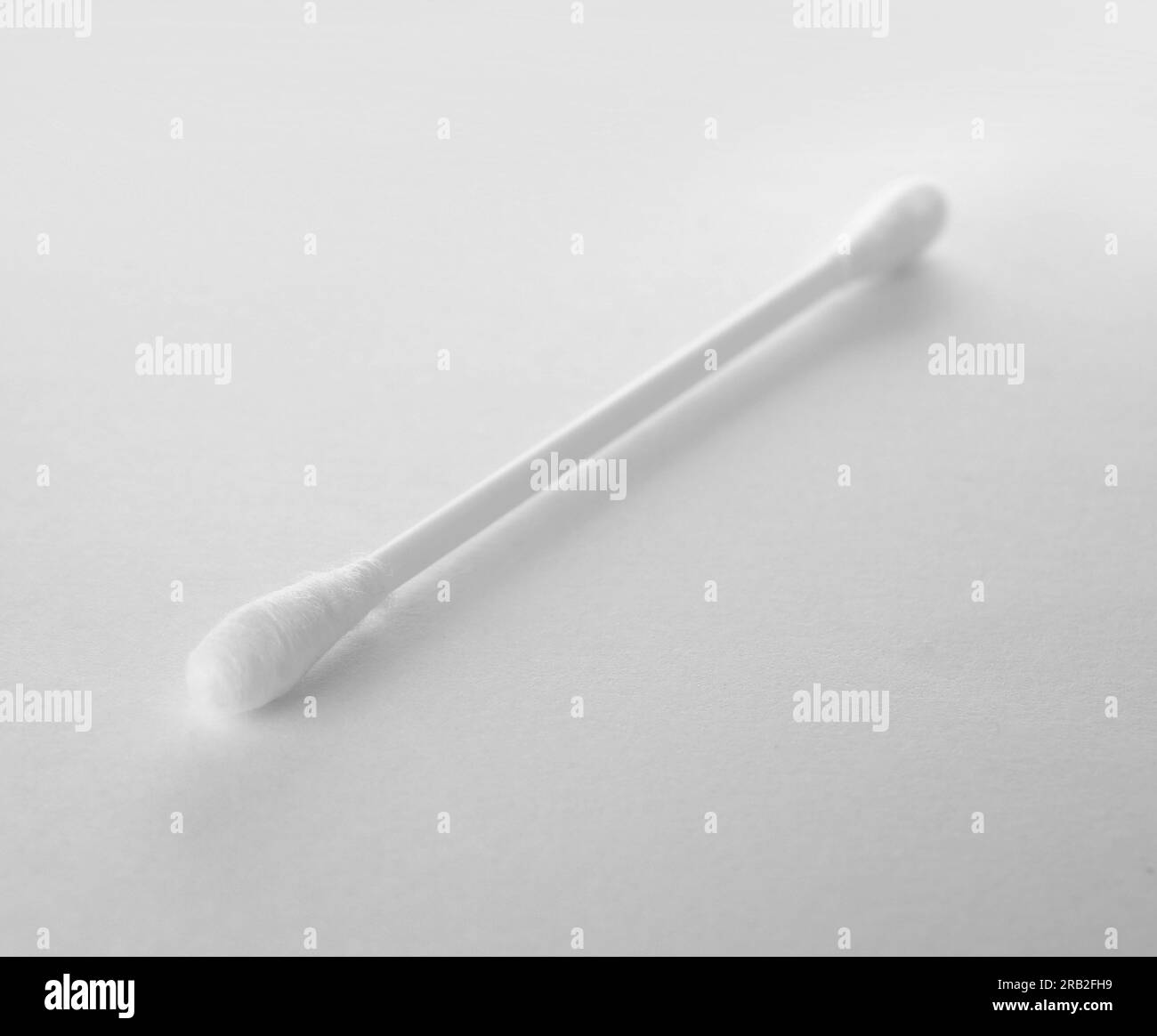 Clean cotton bud isolated on white. Hygienic accessory Stock Photo Alamy