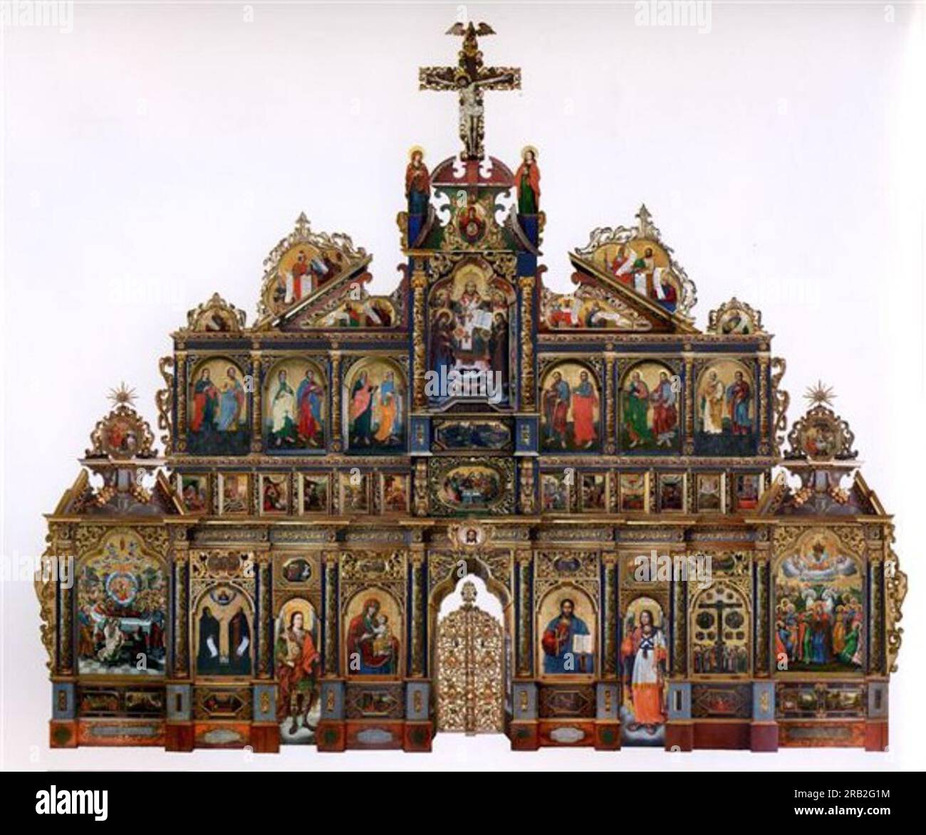 The maniava hermitage iconostasis hi-res stock photography and images ...