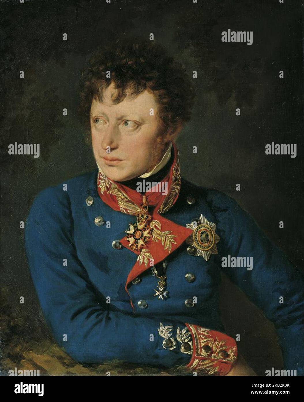 Generalleutnant Clemens Freiherr Von Raglovich 1813 by Barbara Krafft ...