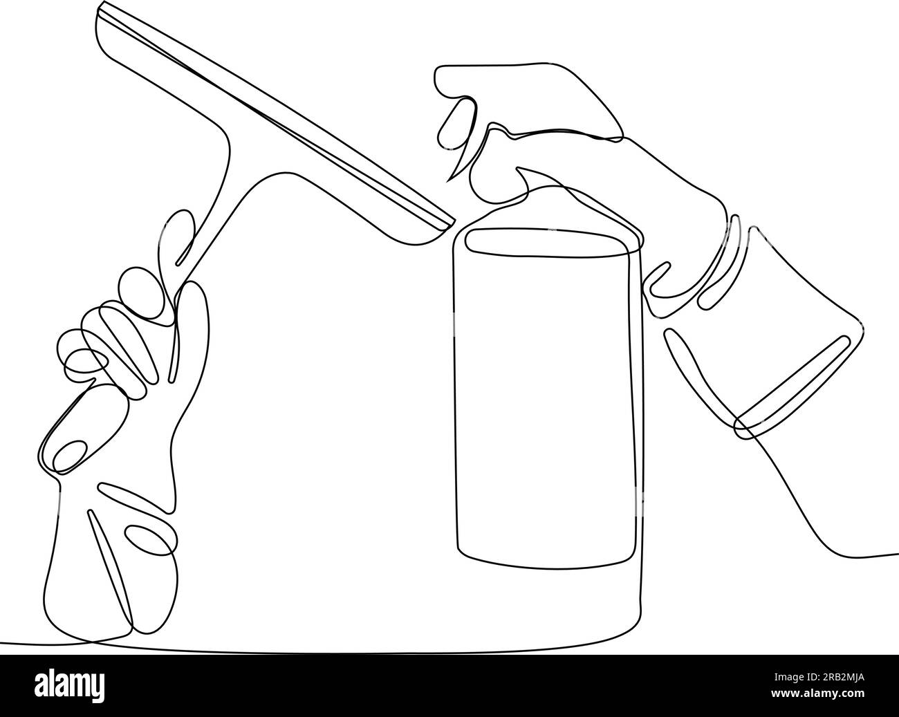 Home cleaning service landing page design concept, illustration of