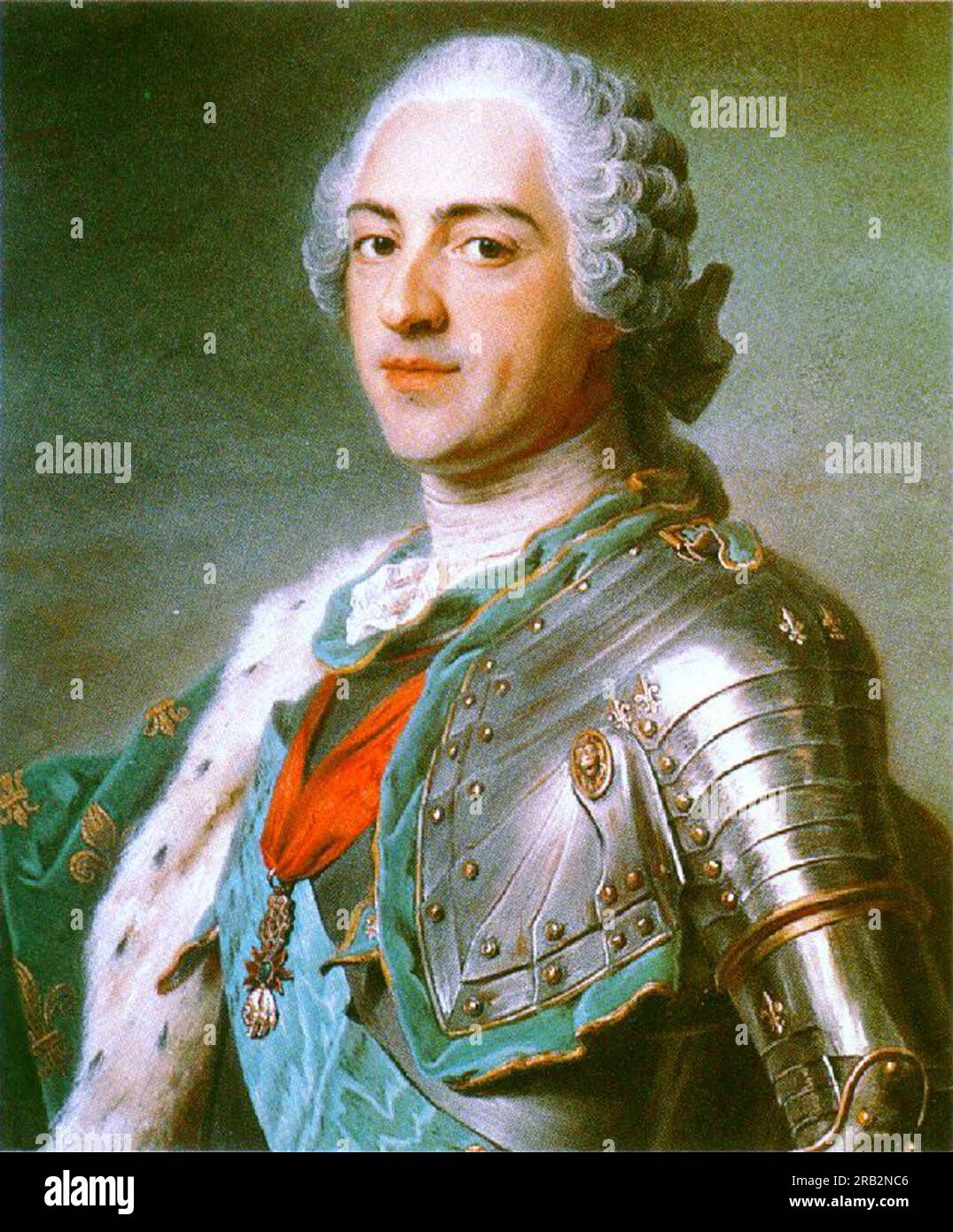 Louis xv portrait by de la tour hi-res stock photography and images - Alamy