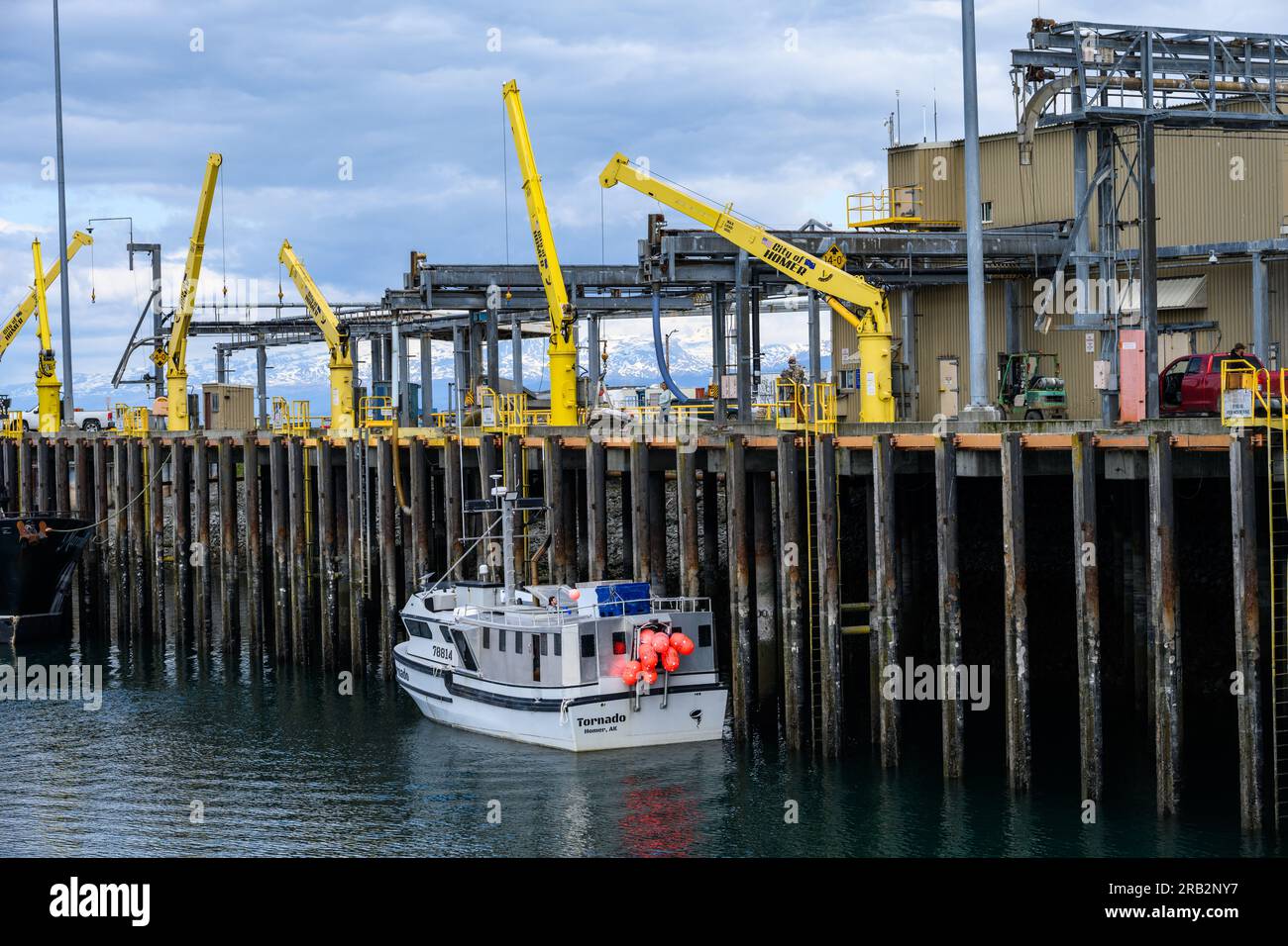 HOMER, AK, USA MAY 30, 2023 City of Homer Port & Harbor Fish Dock