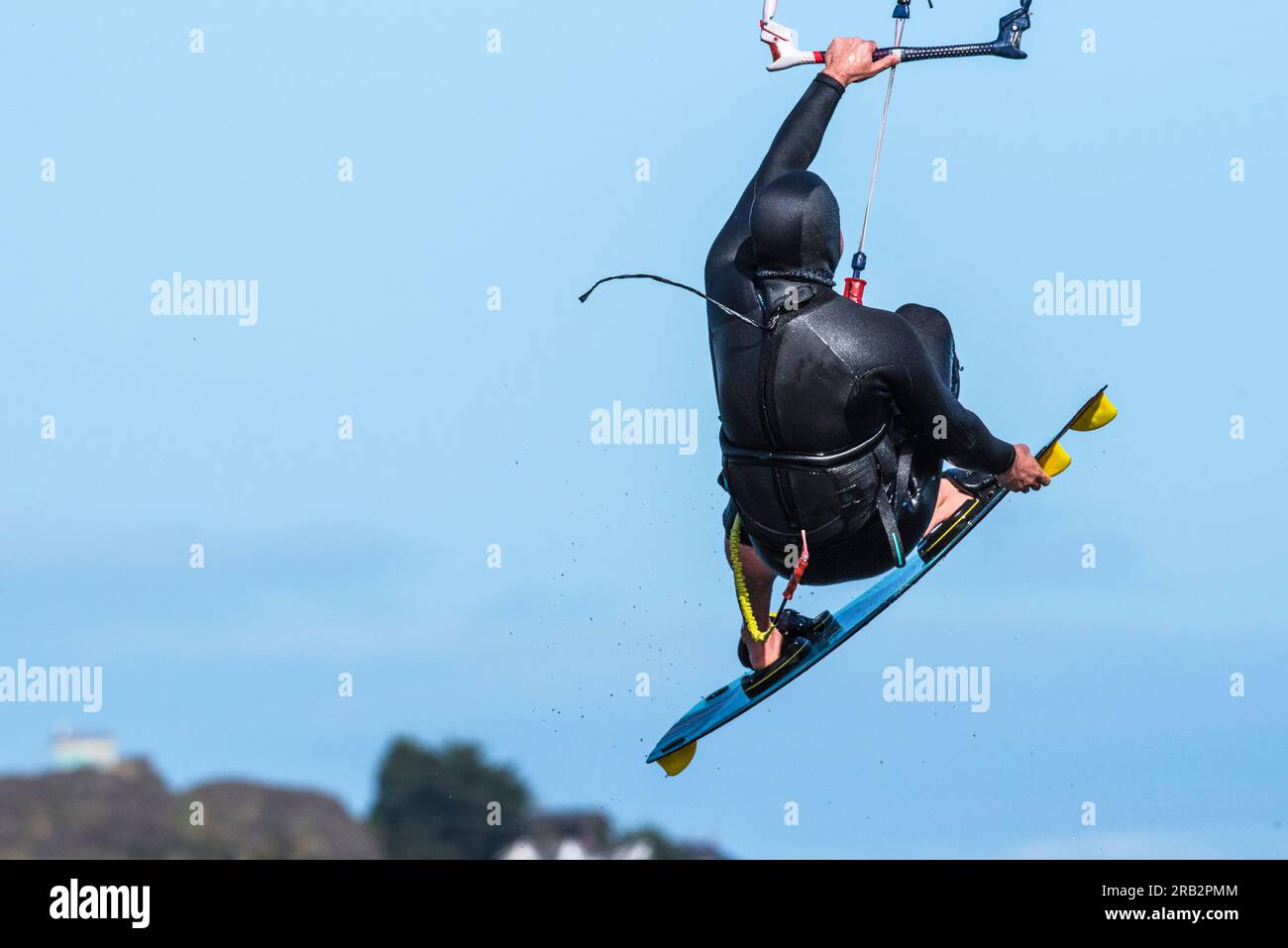 Kiteboarding in Victoria, Vancouver Island, BC, Canada Stock Photo Alamy
