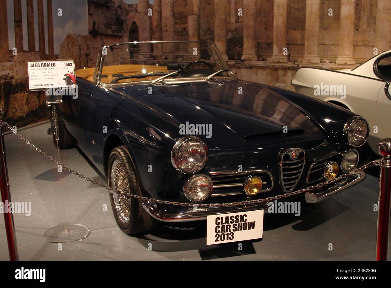 Classic car show event that took place in Beirut Downtown showing