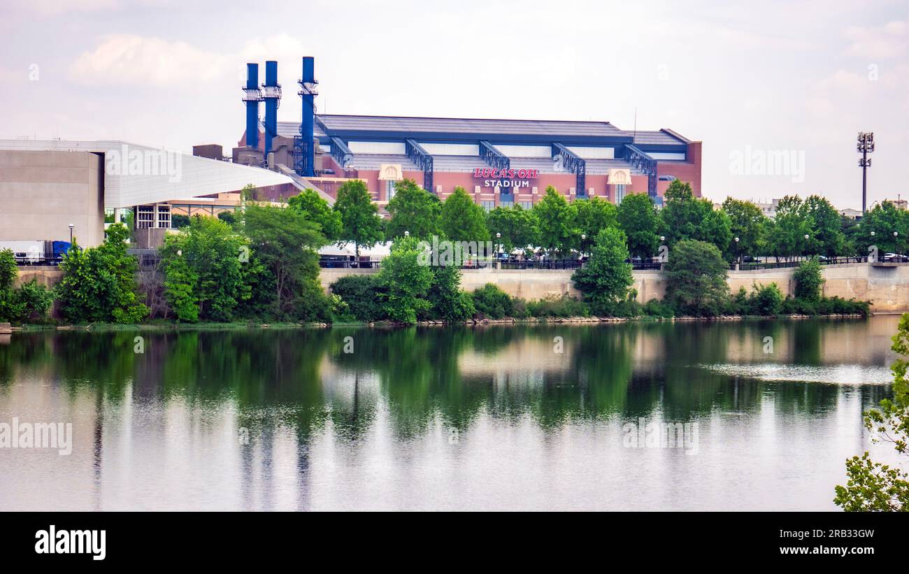 Lucas Oil Stadium, Indianapolis, Indiana Stock Photo