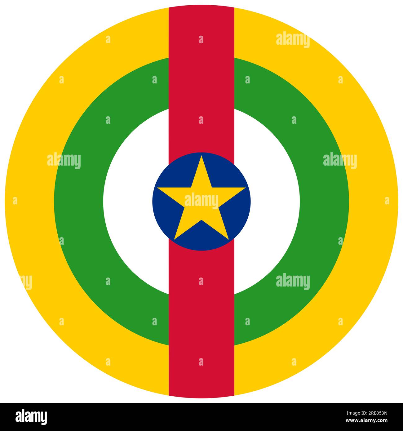 Central African Republic Air Force roundel Stock Photo