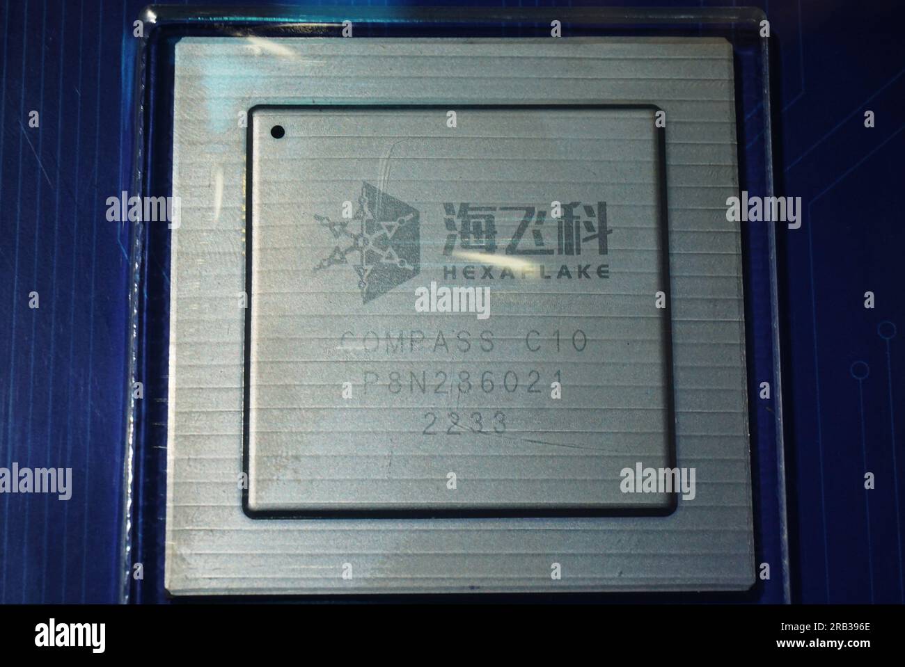 SHANGHAI, CHINA - JULY 6, 2023 - The Compass C10 chip photographed at ...