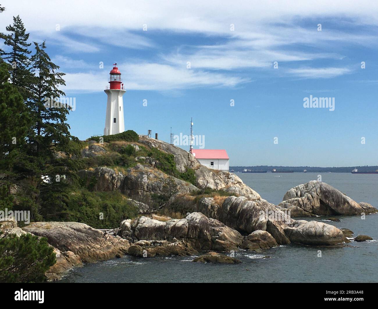 Point Atkinson Battery at Lighthouse Park in West Vancouver, British ...