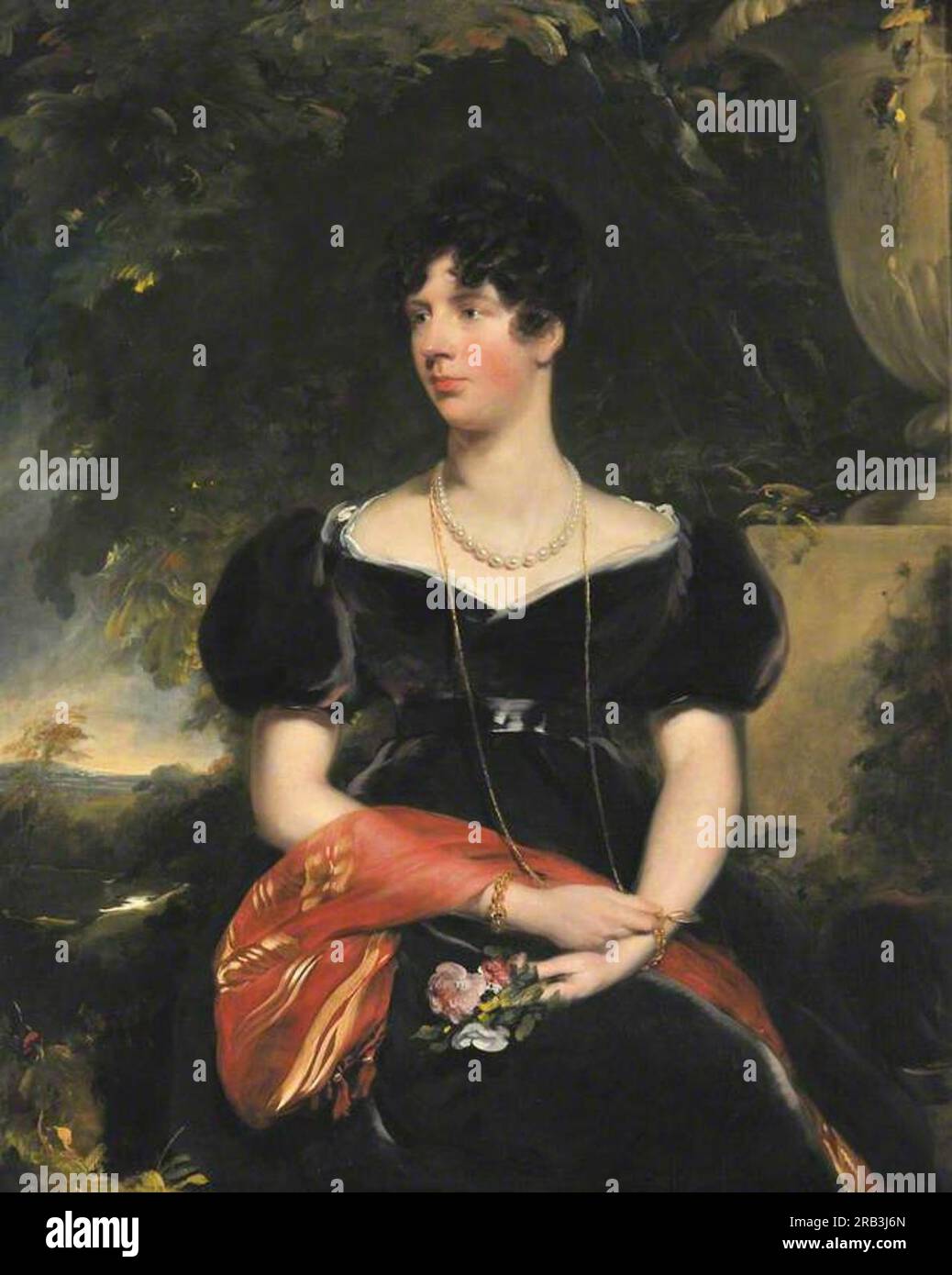 Elizabeth Sykes, Mrs Wilbraham Egerton 1805 by Thomas Lawrence Stock Photo