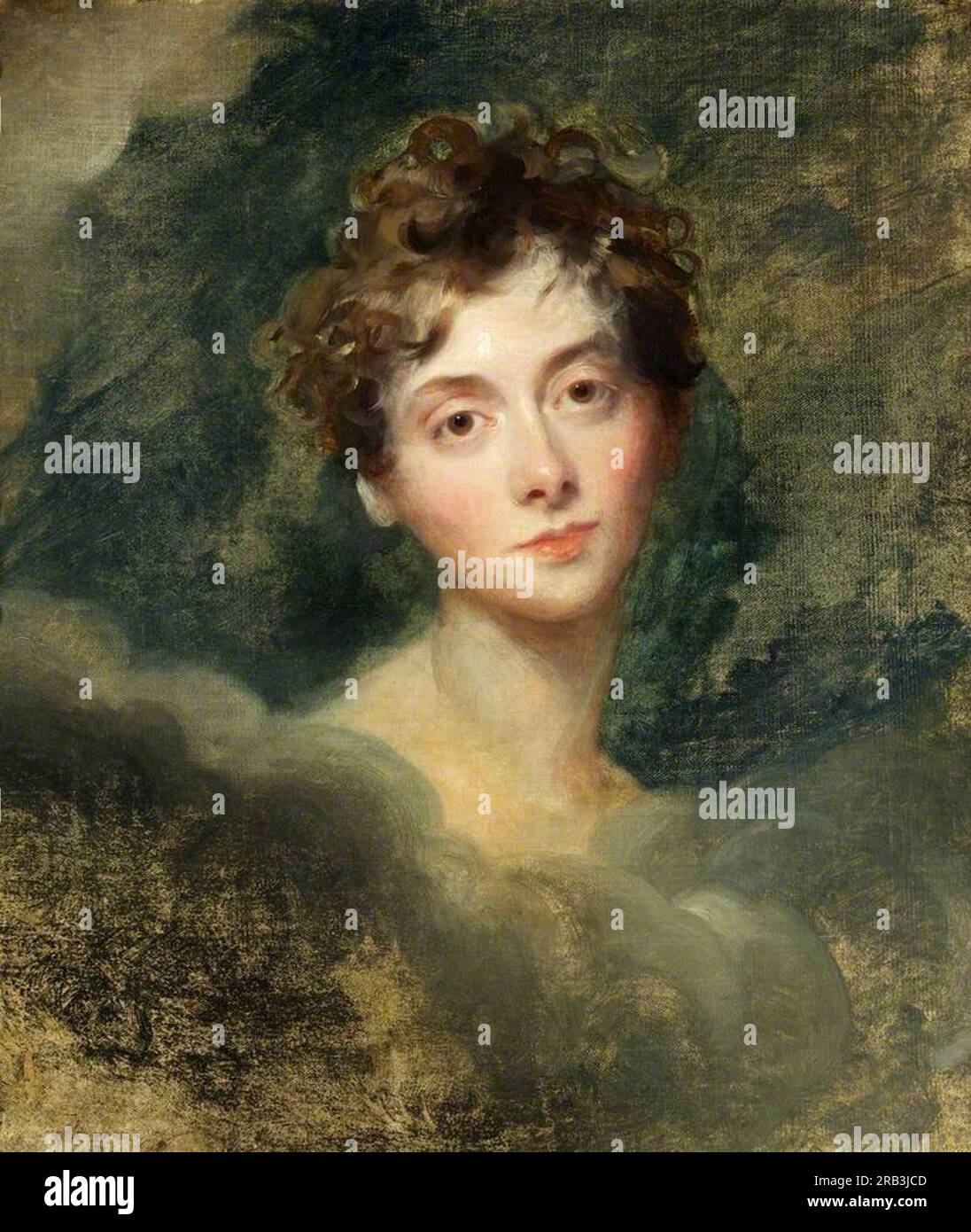 Lady Caroline Lamb 1827 by Thomas Lawrence Stock Photo