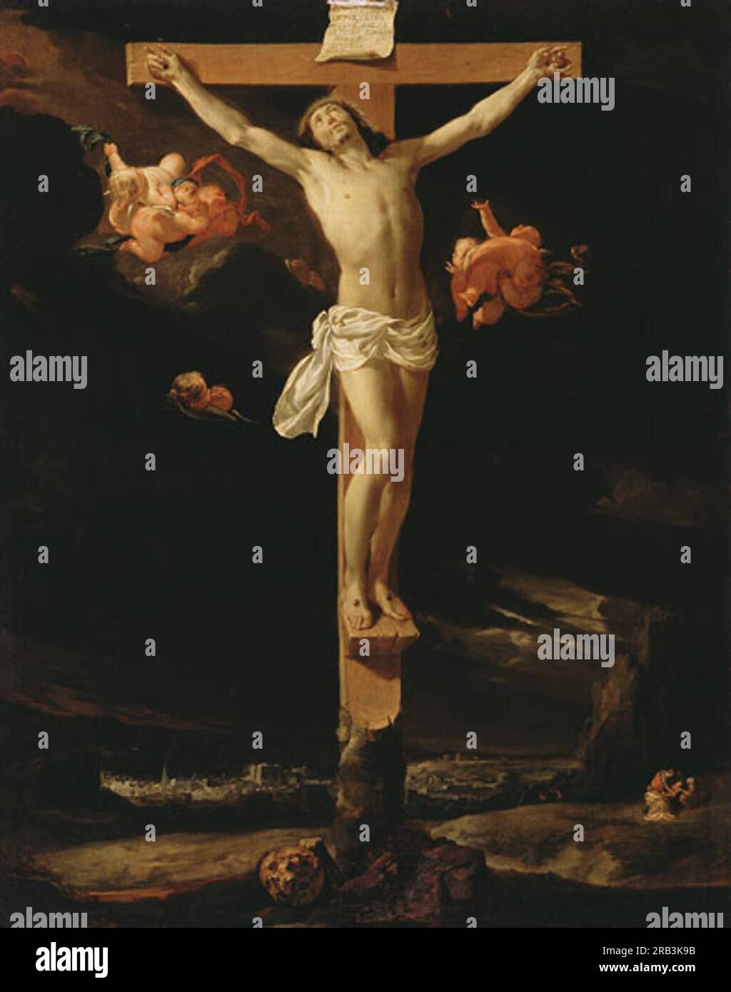 Crucifixion by Charles Le Brun Stock Photo