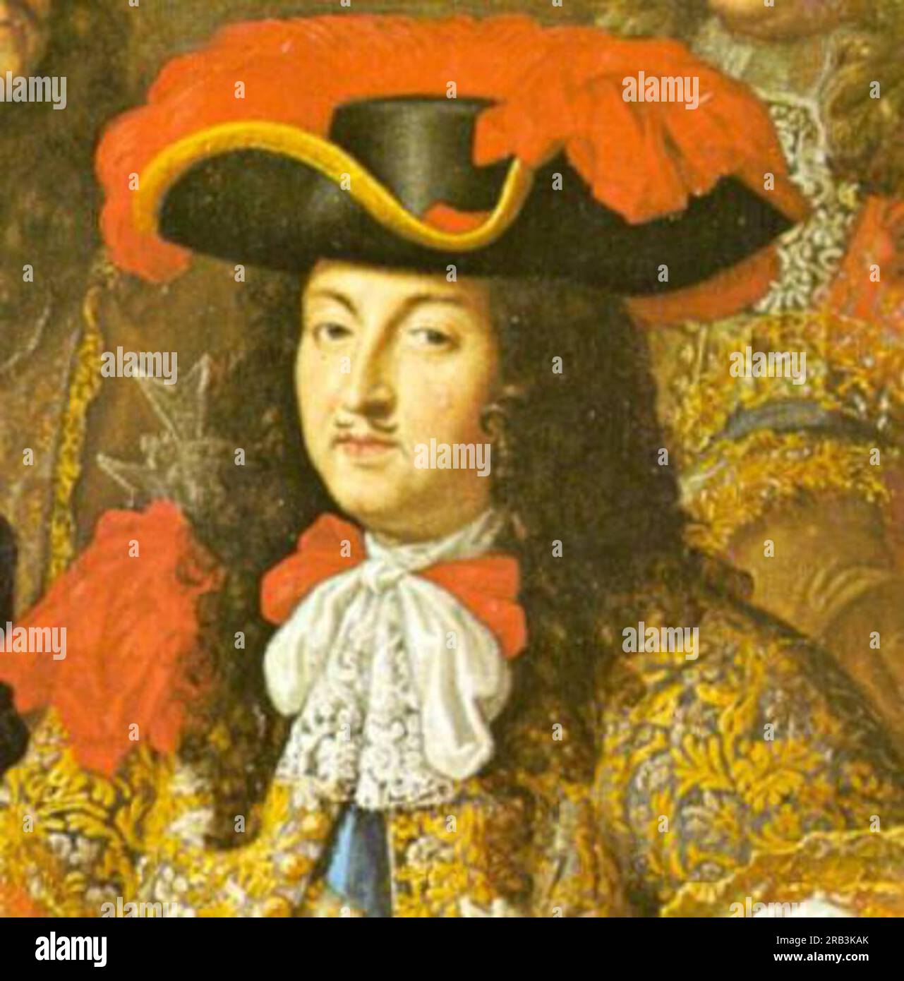 Der Französische König Louis Xiv 1667 by Charles Le Brun Stock Photo
