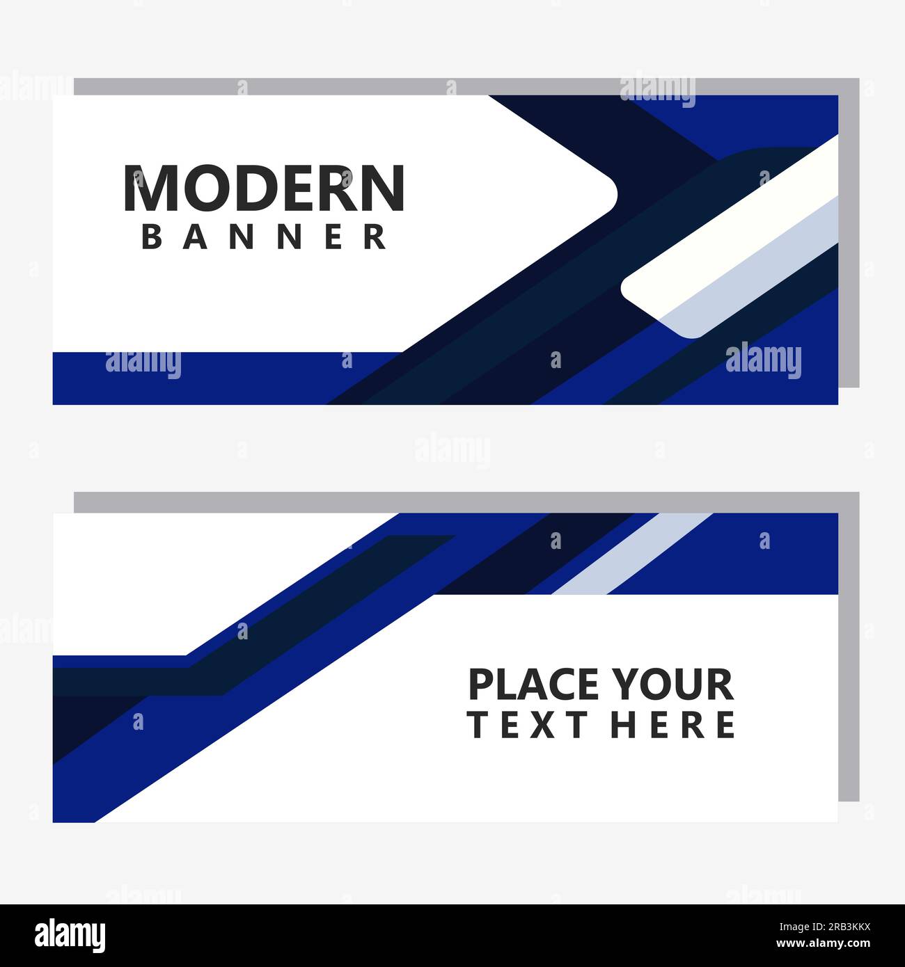 Abstract background blue modern banner design vector Stock Vector Image ...