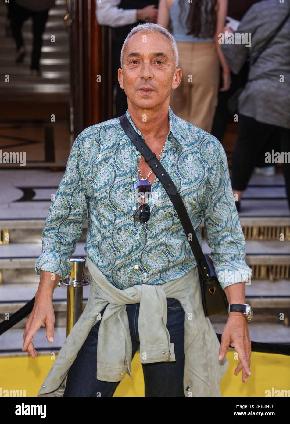 London, UK. 06th July, 2023. Bruno Tonioli seen attending the press night for 'The Wizard of Oz' at the London Palladium. (Photo by Brett Cove/SOPA Images/Sipa USA) Credit: Sipa USA/Alamy Live News Stock Photo