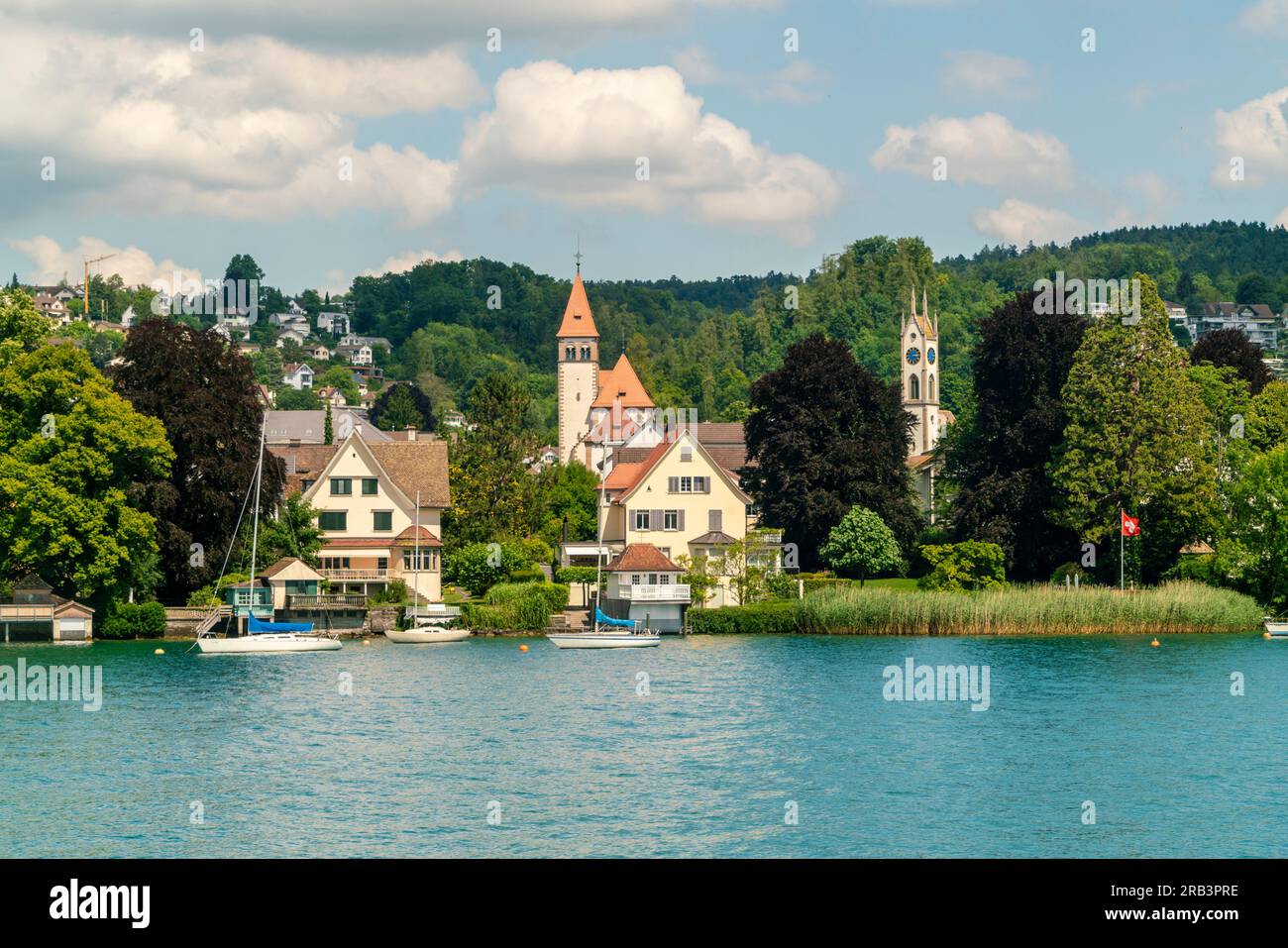 Zurich lake skyline hires stock photography and images Alamy