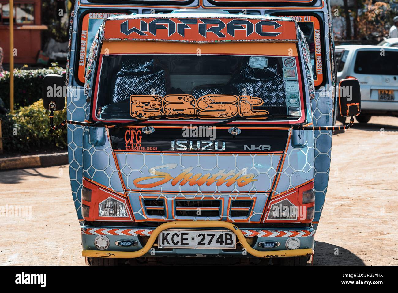 Matatu Culture Documentary Kenyan   Antony Trivet Photography Stock Photo