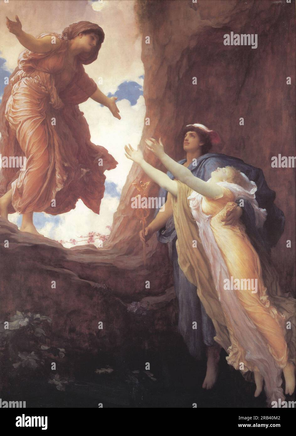 Return of Persephone by Frederic Leighton Stock Photo