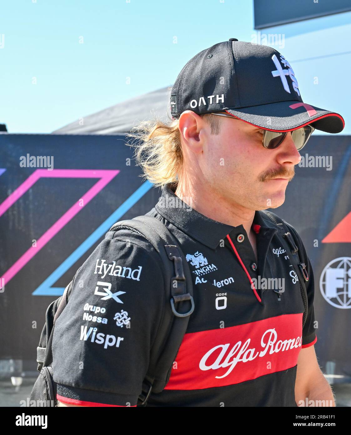 Alfa Romeo's Valtteri Bottas on practice day ahead of the British Grand  Prix 2023 at Silverstone, Towcester. Picture date: Friday July 7, 2022  Stock Photo - Alamy